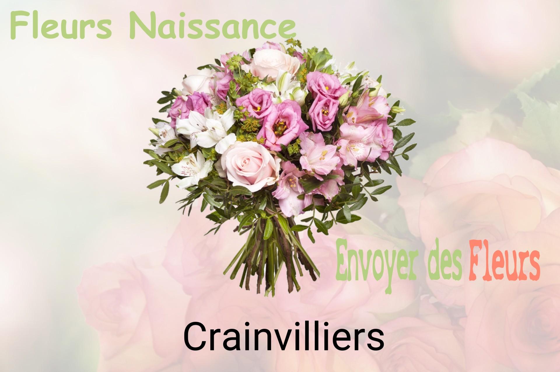 Bouquet de fleurs de naissance livré à Crainvilliers